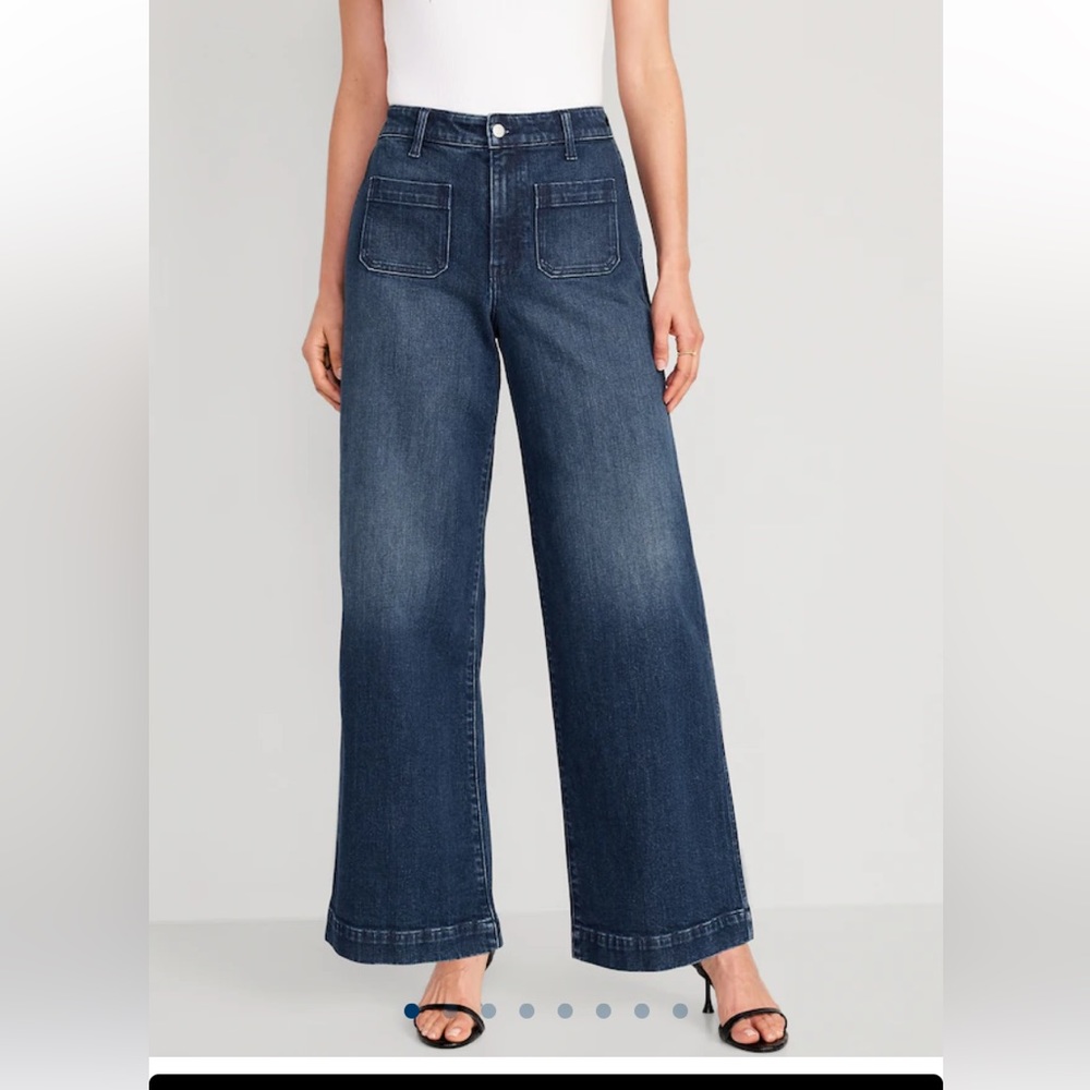 Old Navy Wide Leg Jeans - Size 12